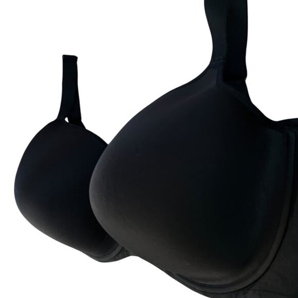 NWOT Chantelle 18J6 Comfort Chic Full Coverage Custom Fit Black Bra – 34I - Picture 6 of 10